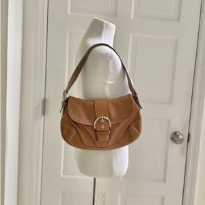 Coach genuine leather soho buckle bag